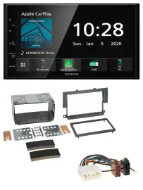 Kenwood Bluetooth MP3 DAB USB 2DIN Autoradio für Mitsubishi Colt 2004-2009