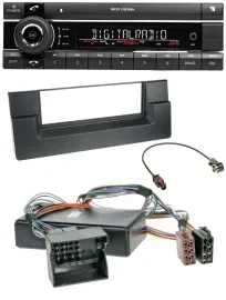 Kienzle Bluetooth MP3 USB DAB Autoradio für BMW X5 E53 5er E39 Aktivsystem Quadl