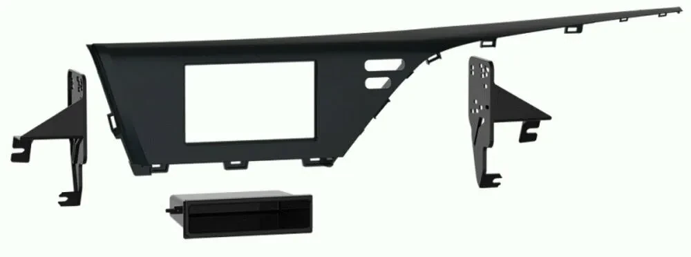 Metra 99-8266BLHG Double/Single DIN Dash Kit Dash Kit for 2018-2020 Toyota Camry