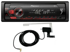 Pioneer 1DIN USB DAB MP3 AUX Autoradio für Peugeot 206 (ab 1998)