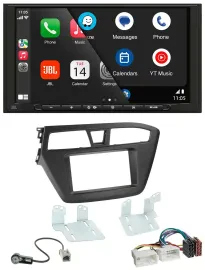 JBL USB 2DIN MP3 Bluetooth AUX Autoradio für Hyundai i20 (2014-2020)