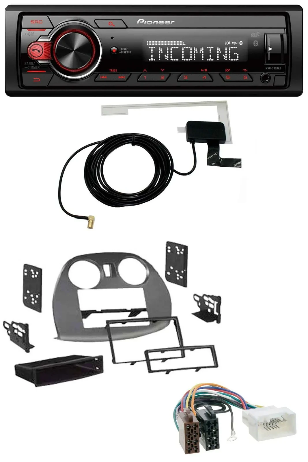 Автомагнитола Pioneer USB MP3 DAB Bluetooth для Mitsubishi Eclipse 4G 2005–2012