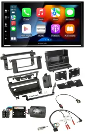 Kenwood DAB USB Bluetooth 2DIN Lenkrad Autoradio für BMW 3-er E46 2001-2006 1 Sc