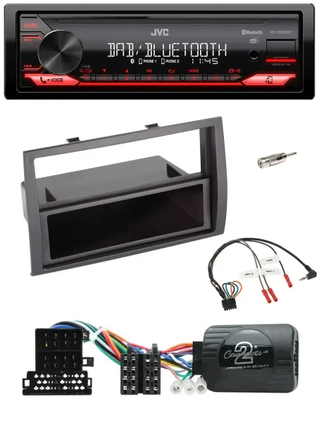 JVC Bluetooth USB DAB Lenkrad Autoradio für Citroen Jumper 2008-2011