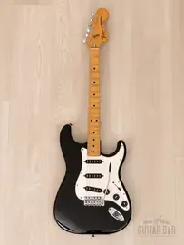 Электрогитара Fender Stratocaster SSS Black w/case USA 1980