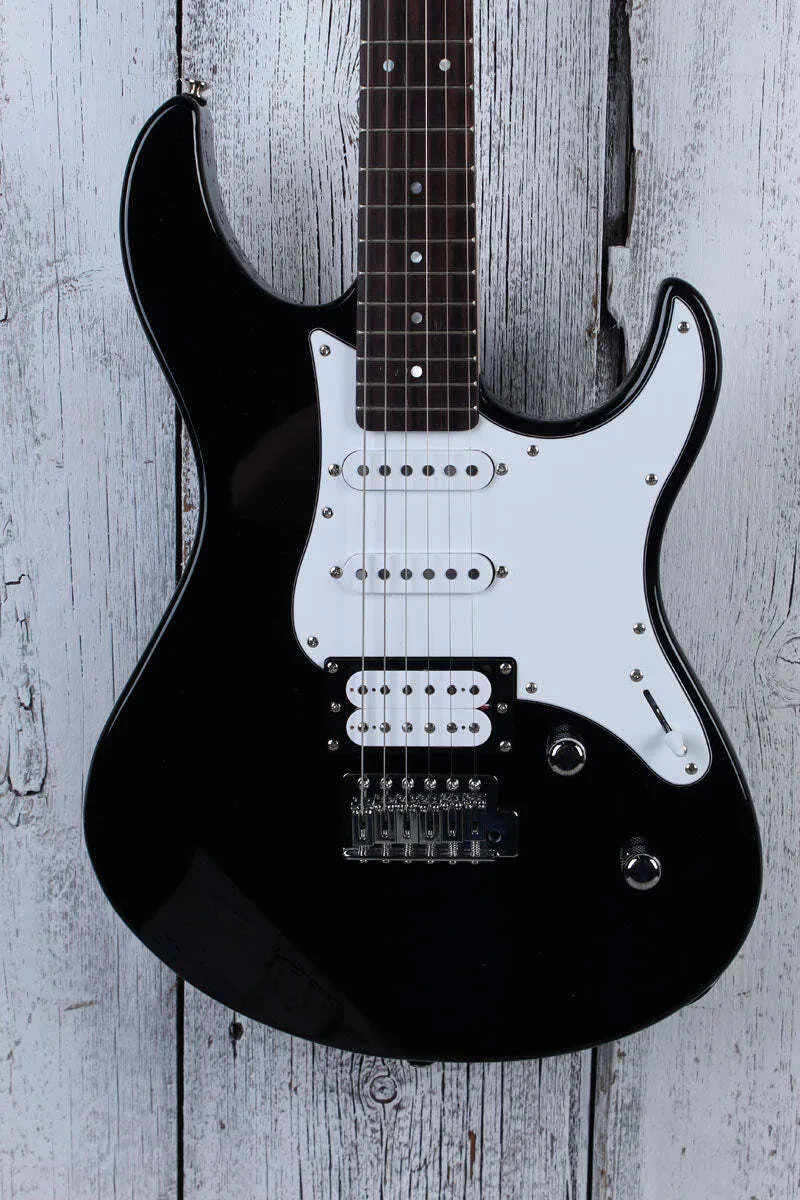 Yamaha PAC112V Double Cut Solid Body Electric Guitar Black Finish