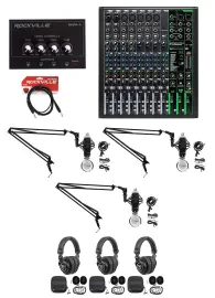 Комплект для подкастов Mackie ProFX12v3+(3) RCM03 BROAD 3-2