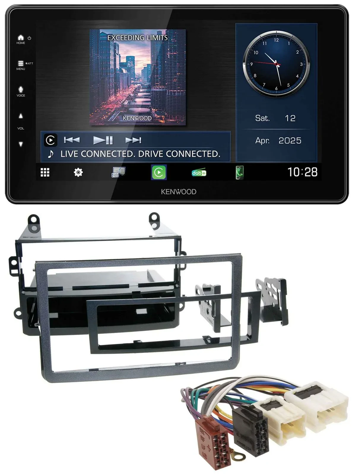 Kenwood MP3 Bluetooth USB DAB Autoradio für Nissan 350Z (ab 2006)
