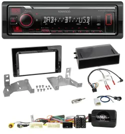 Kenwood Lenkrad Bluetooth USB DAB Autoradio für Toyota Aygo ab 2022 AB7 Klavierl