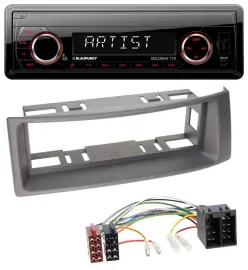 Blaupunkt SD USB 1DIN MP3 AUX Autoradio für Renault Megane Scenic Classic Cabrio