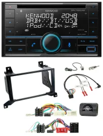 Kenwood CD 2DIN DAB USB Lenkrad Bluetooth Autoradio für Hyundai Santa Fe CM 2009