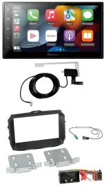 Автомагнитола Pioneer для Alfa Giulietta 940 (facelift), 2DIN, Bluetooth, DAB, USB, MP3