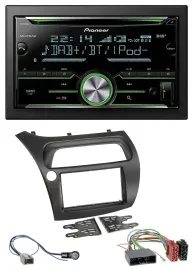 Автомагнитола для Honda Civic (2006–2012) Pioneer 2-DIN, Bluetooth, DAB, USB, CD, MP3