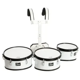 Маршевый барабан Fame Audio DRU0020019-000 TimpTom White с корсетом
