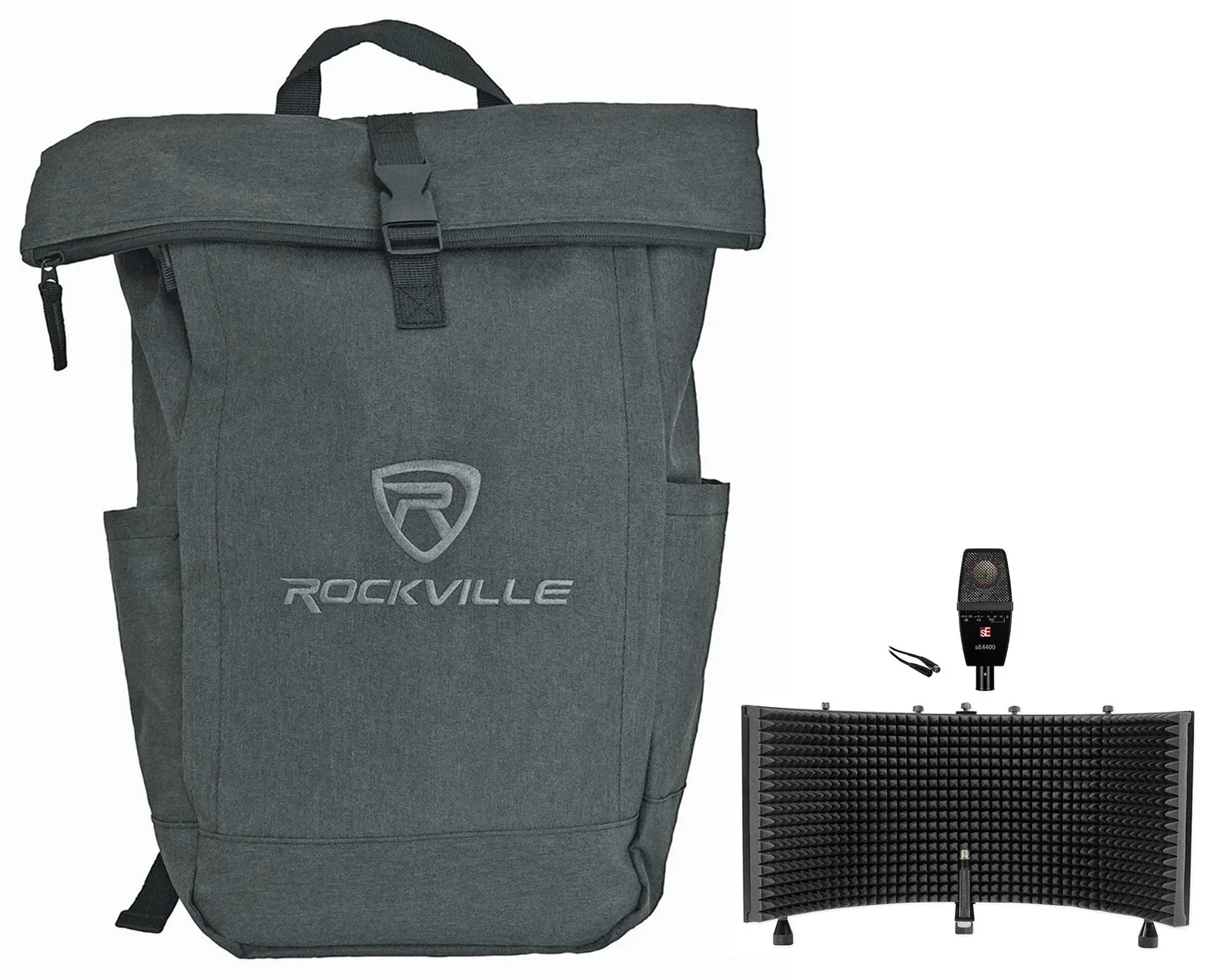 Se Electronics sE4400 All Metal Condenser Microphone+Vocal Shield+Cable+Backpack