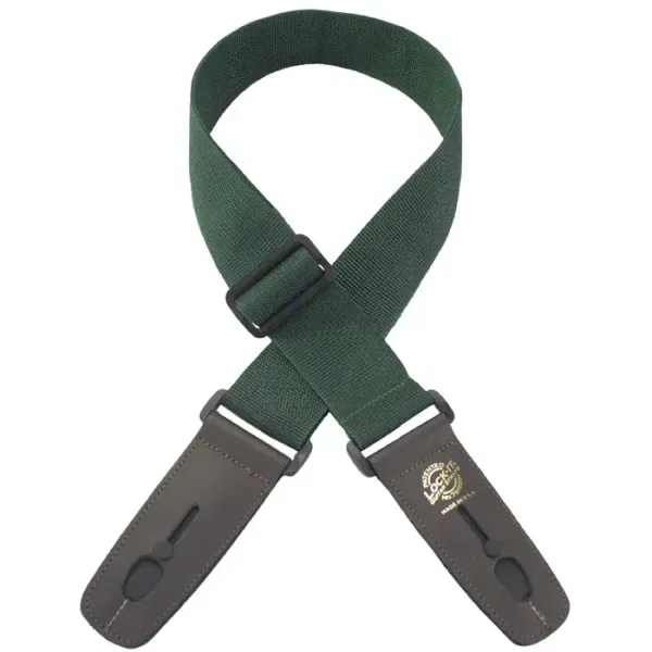 Ремень для гитары Lock-It Straps LIS-007-P2-DGRN/BRN Dark Green Brown