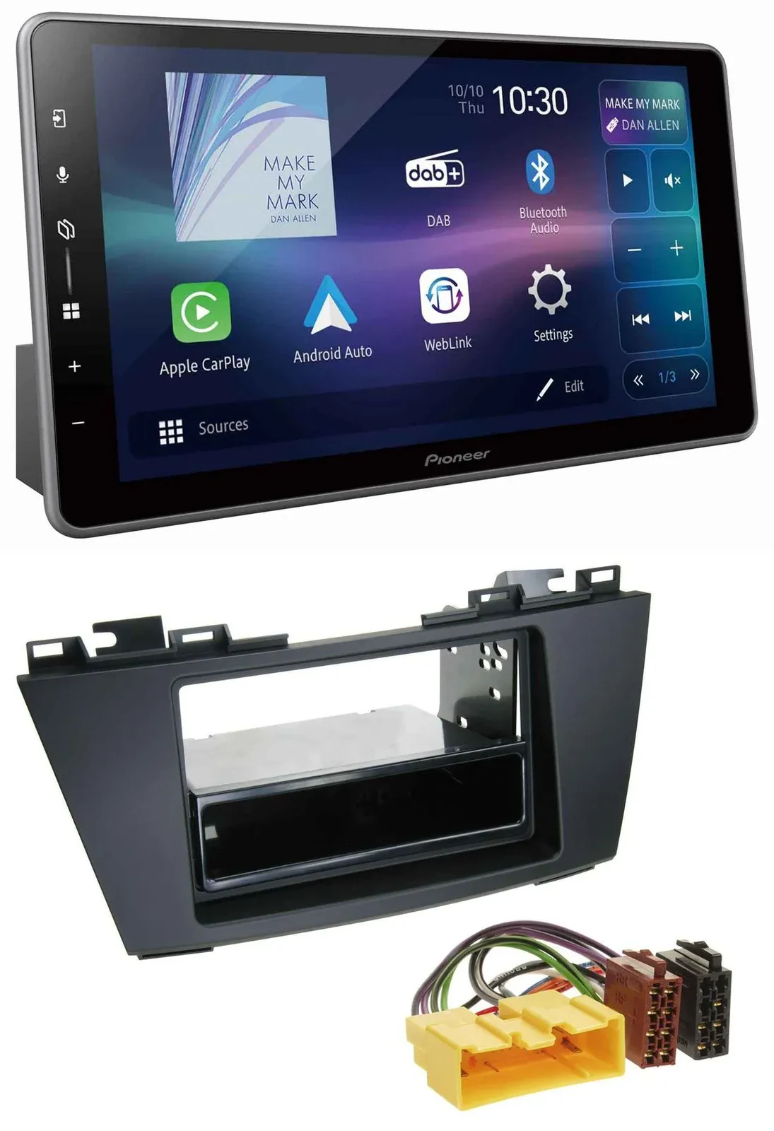 Автомагнитола для Mazda 5 (с 2010) Pioneer Bluetooth, USB, DAB, MP3