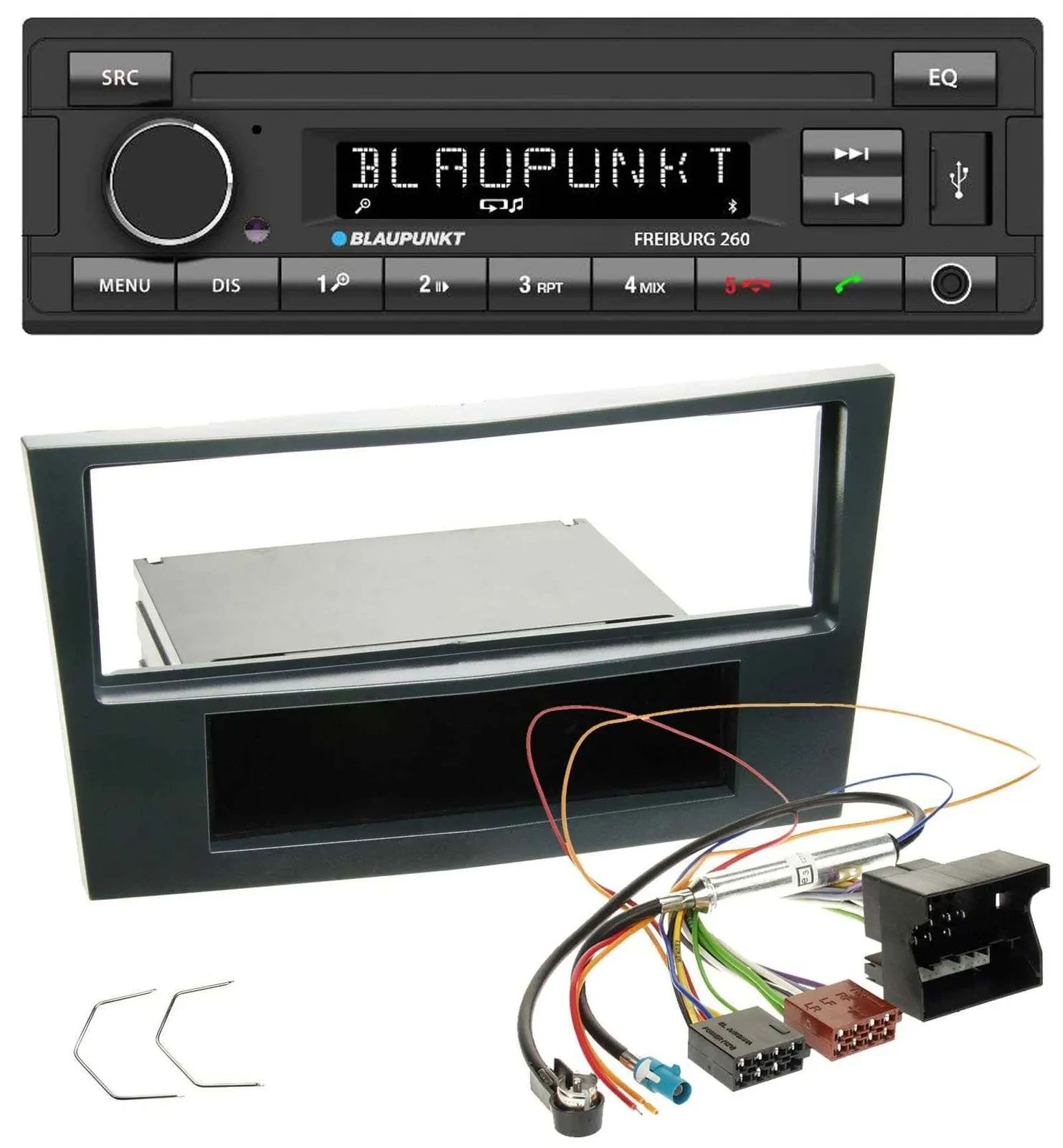 Автомагнитола Blaupunkt Bluetooth USB AUX MP3 для Opel Corsa D (с 2005), черный