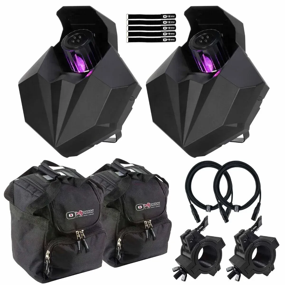 Светодиодный прибор Eliminator Lighting VORTEX LED с аксессуарами (пара)