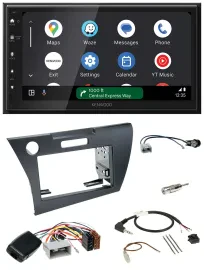 Kenwood DAB Bluetooth USB Lenkrad 2DIN Autoradio für Honda CR-Z 2010-2013