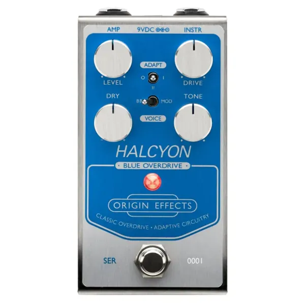 Педаль эффектов для электрогитары Origin Effects Halcyon Blue Overdrive