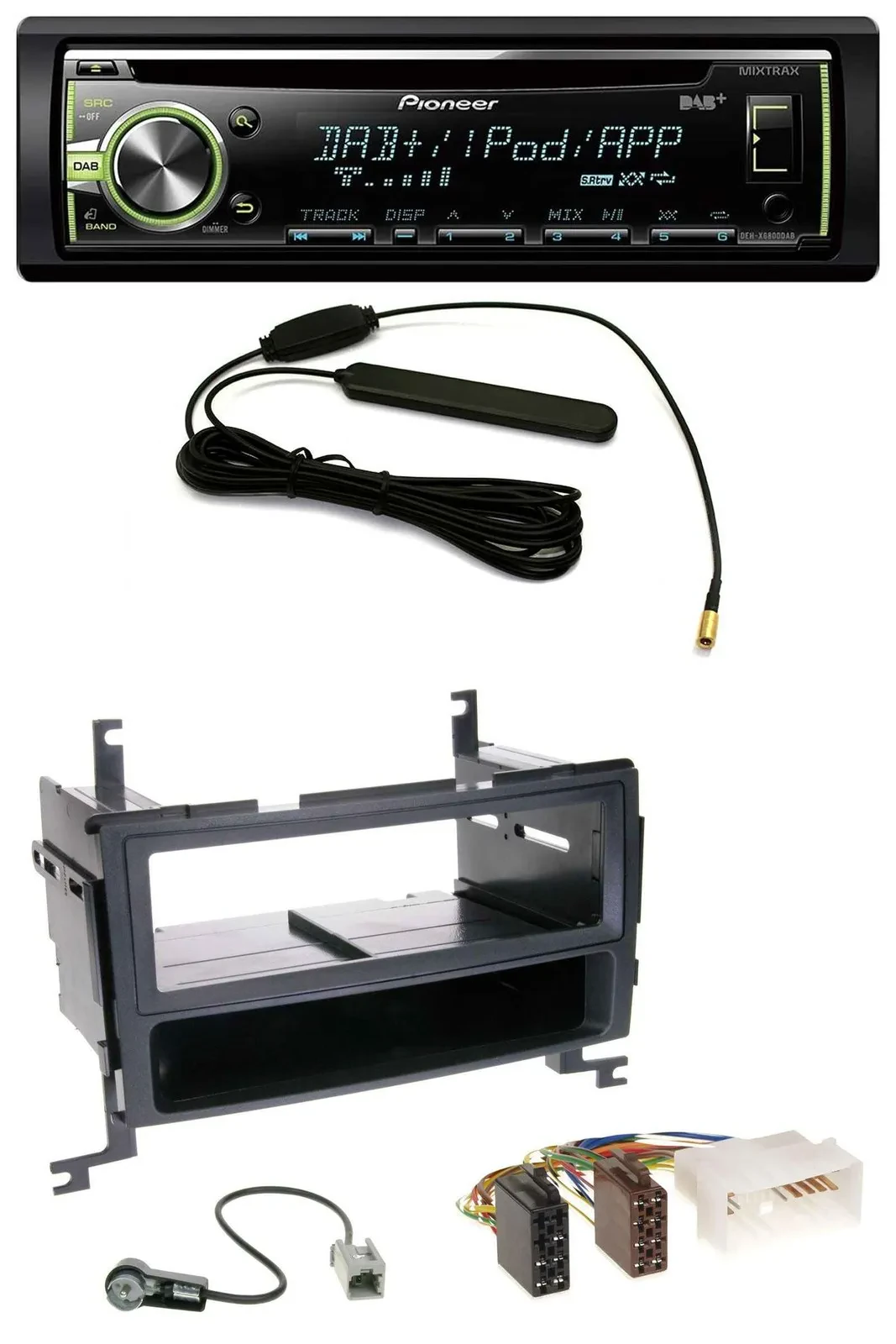 Автомагнитола для Hyundai Santa Fe (2007–2012) Pioneer MP3, USB, CD, DAB, AUX