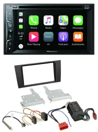 Pioneer MP3 USB DVD Bluetooth DAB 2DIN Autoradio für Audi A4 B5 99-01 Symphony B