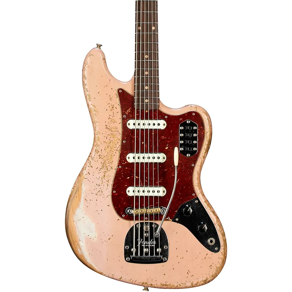 Fender Custom Shop 1962 Bass VI Super Heavy Relic Aged Dirty Shell Pink