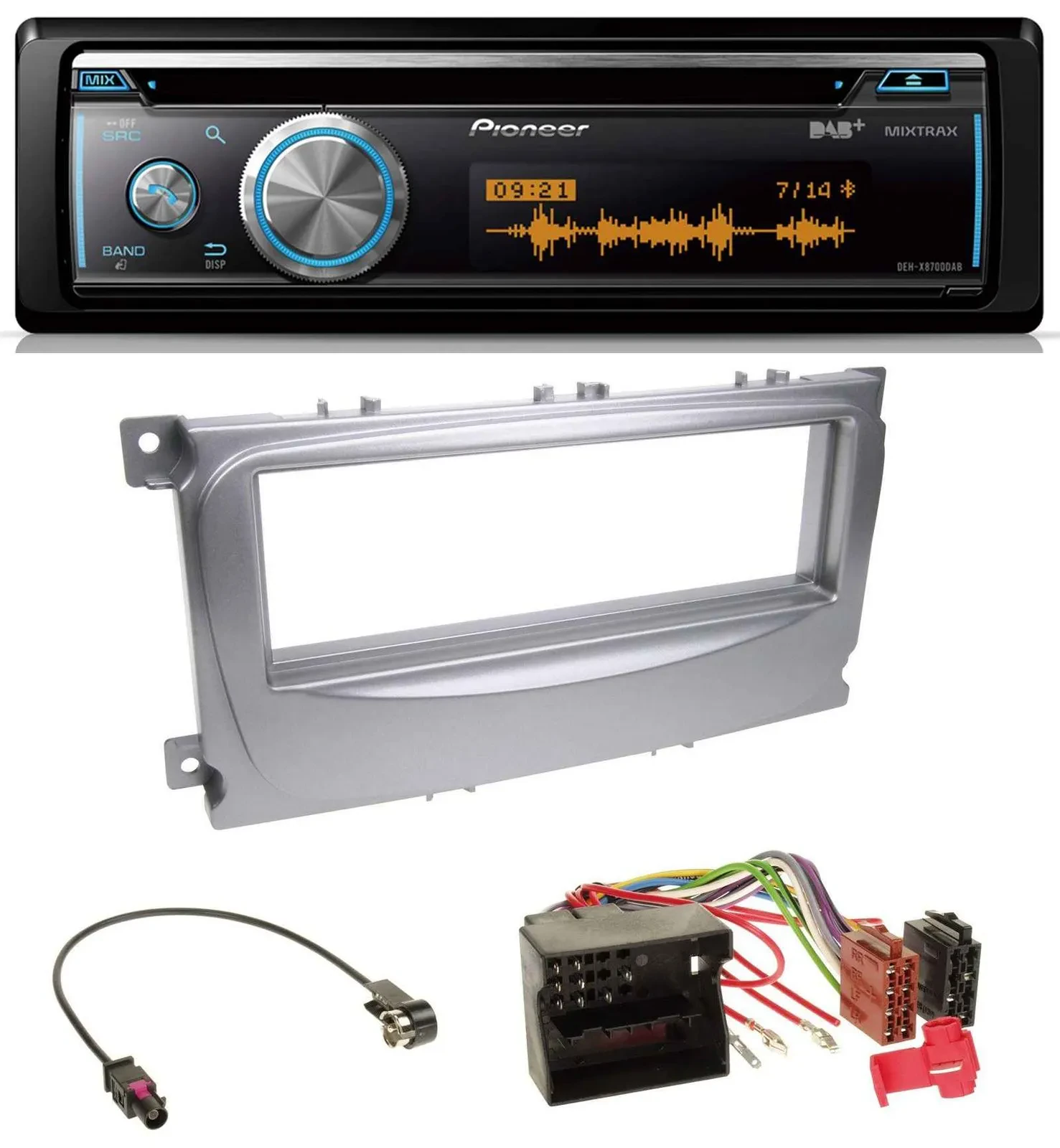 Pioneer MP3 DAB USB CD Bluetooth Autoradio für Ford Galaxy C-Max Focus ab 2007 s