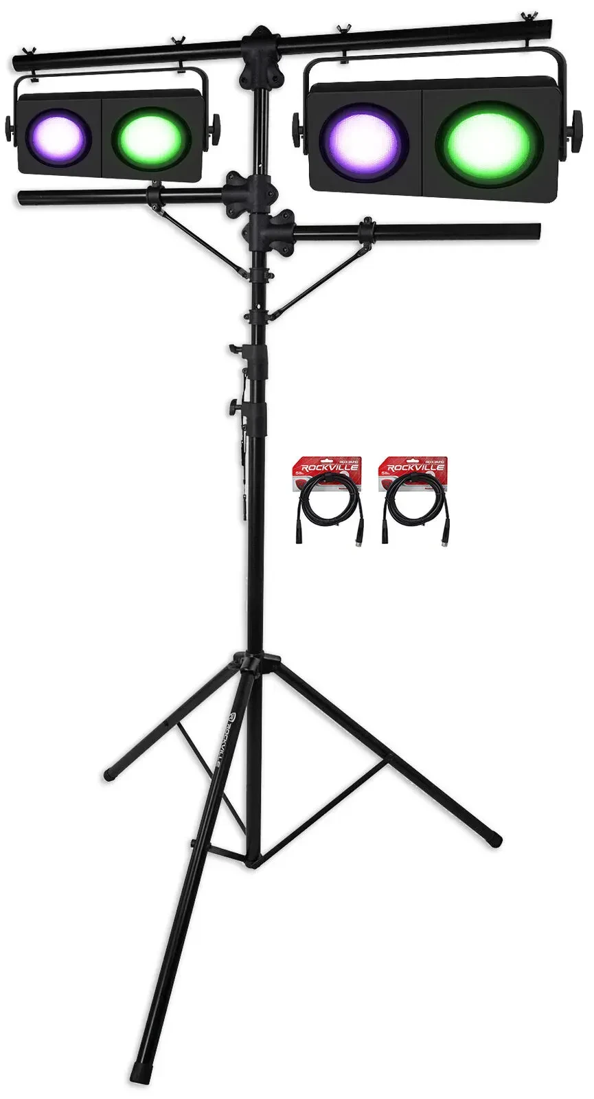 Светодиодный прибор Chauvet DJ SHOCKER P2 со стойкой и кабелем (пара)