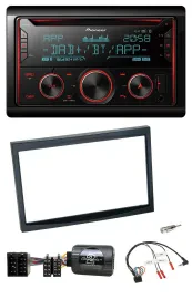 Pioneer 2DIN DAB Lenkrad Bluetooth USB CD Autoradio für Citroen C3 C2 Berlingo s
