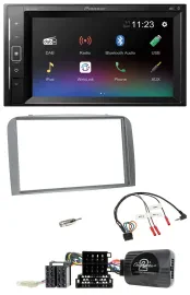 Pioneer DAB Lenkrad 2DIN Bluetooth USB Autoradio für Alfa Romeo 147 GT 2007-2010
