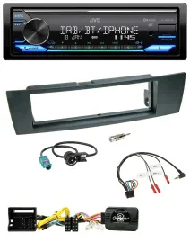 JVC Bluetooth DAB USB Lenkrad Autoradio für BMW 1er E87 3er E90-3 X1 E84