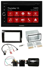 Blaupunkt Lenkrad DVD Bluetooth DAB 2DIN USB Autoradio für Fiat Bravo 2007-2014
