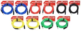 Коммутационный кабель Rockville RCXMB20 Multicolor 6.1 м (10 штук)