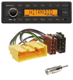 Continental 1DIN DAB MP3 AUX USB Autoradio für Mazda MX-5 (2000-2005)