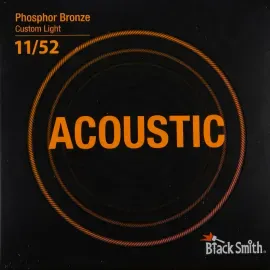 Струны для акустической гитары BlackSmith 93297 Acoustic Phosphor Bronze Custom Light 11-52