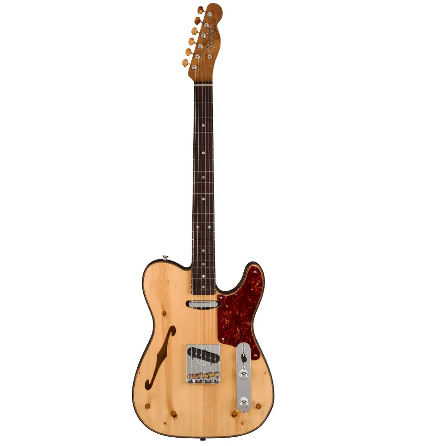 Электрогитара полуакустическая Fender Custom Shop Limited Edition Knotty Tele Thinline Aged Natural