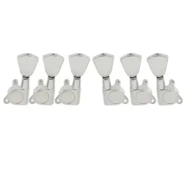 Колки для гитары Musiclily MX1345CR-3MX1346CR-3 3+3, хром, 6 шт
