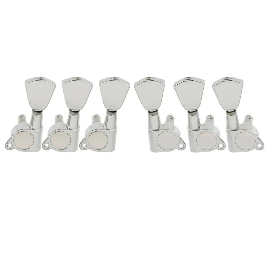 Колки для гитары Musiclily MX1345CR-3MX1346CR-3 3+3, хром, 6 шт