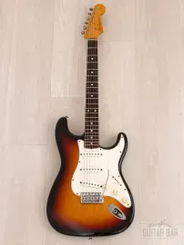 Электрогитара Fender 1962 Stratocaster Vintage Reissue ST62-70F SSS 3-Tone Sunburst w/gigbag Japan 1993