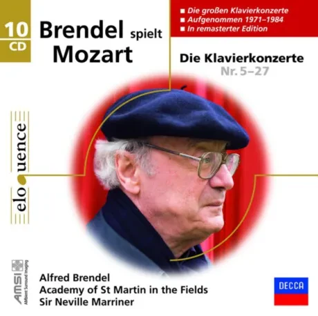 CD-диск CD-диск Alfred Brendel Brendel Spielt Mozart: Die Klavierkonzerte Nr. 5–27 (10 CD, бокс)