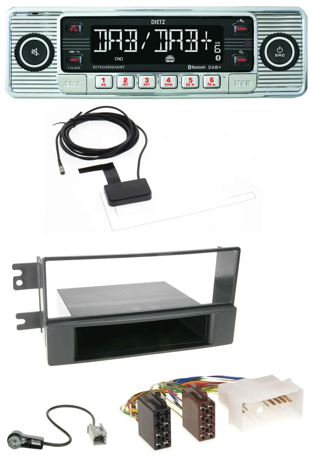 Dietz Bluetooth USB MP3 DAB Autoradio für Kia Cerato (ab 2007)