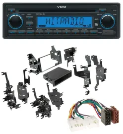 VDO AUX MP3 1DIN CD USB Autoradio für Toyota Highlander Matrix RAV 4
