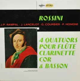 - 4 Quatuors Pour Flûte Clarinette Cor & Basson (LP, Used)