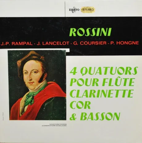 - 4 Quatuors Pour Flûte Clarinette Cor & Basson (LP, Used)