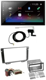 Автомагнитола для Land Rover Freelander 2004–2006 Pioneer 2DIN, DAB, Bluetooth, USB, MP3