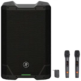 Mackie SRT210 10” 1600w Powered DJ PA Speaker w/Bluetooth+(2) JBL Wireless Mics