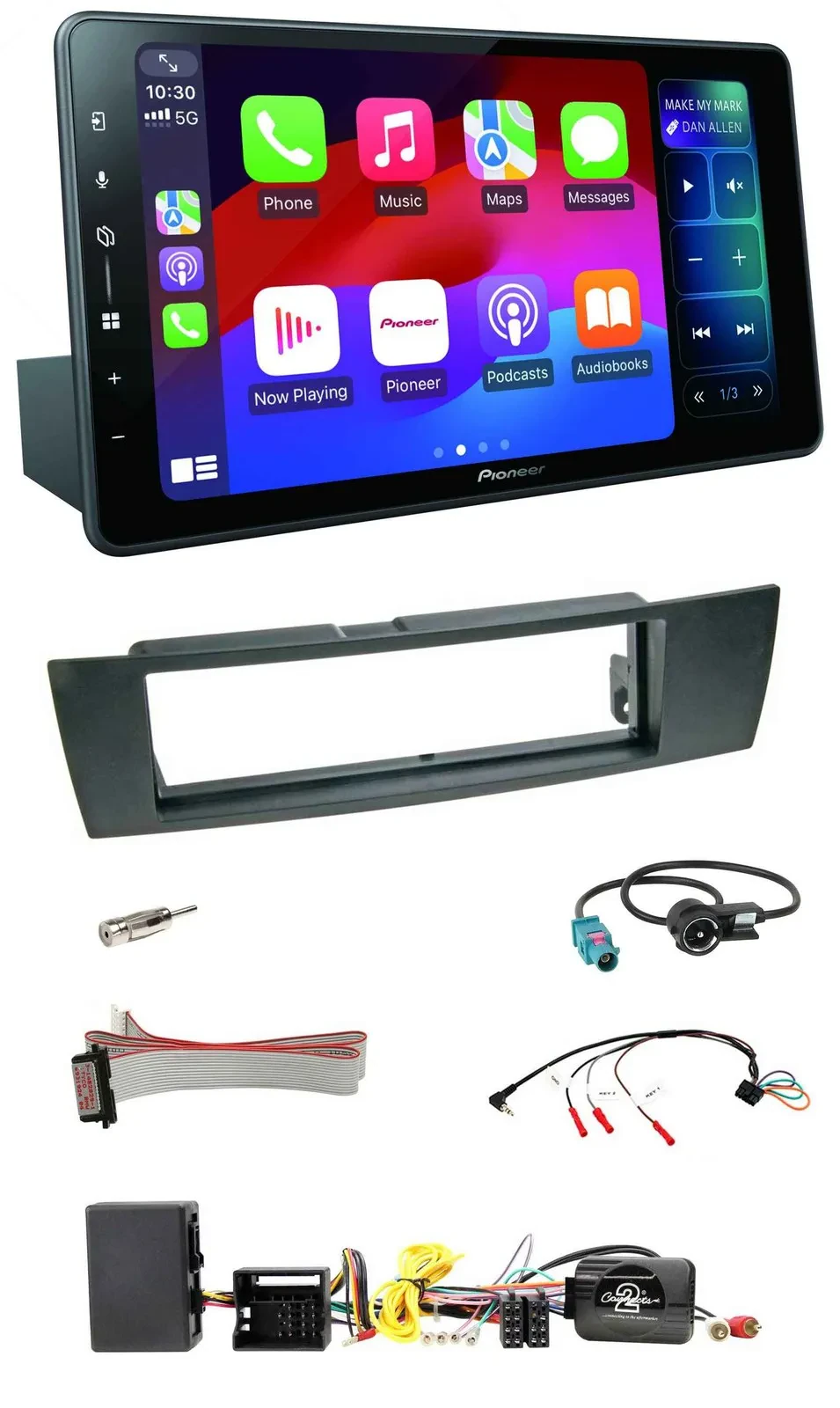 Pioneer Bluetooth DAB Lenkrad USB Autoradio für BMW 1er E87 2004-2013 Aktiv