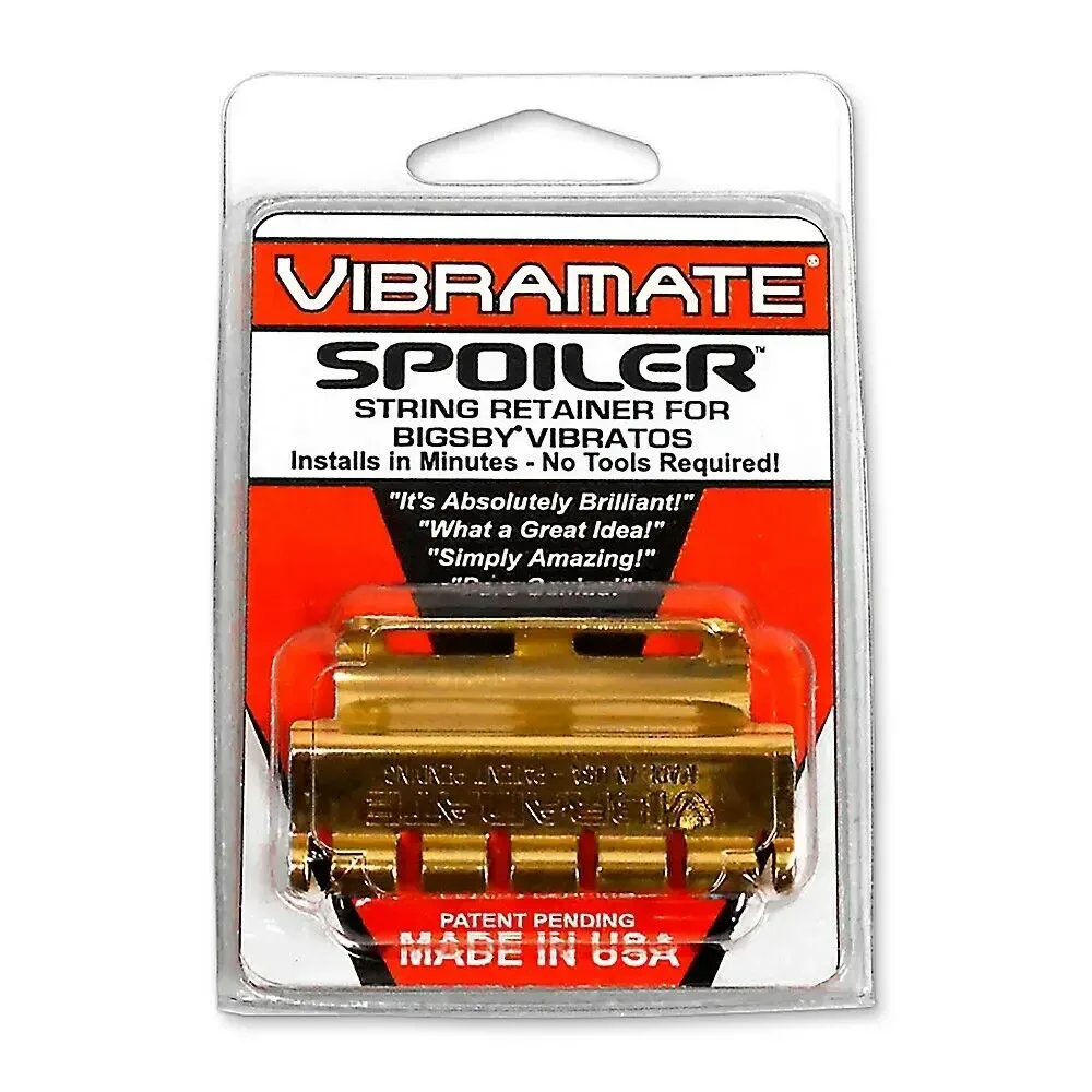 Струнодержатель для гитары Vibramate String Spolier золотой